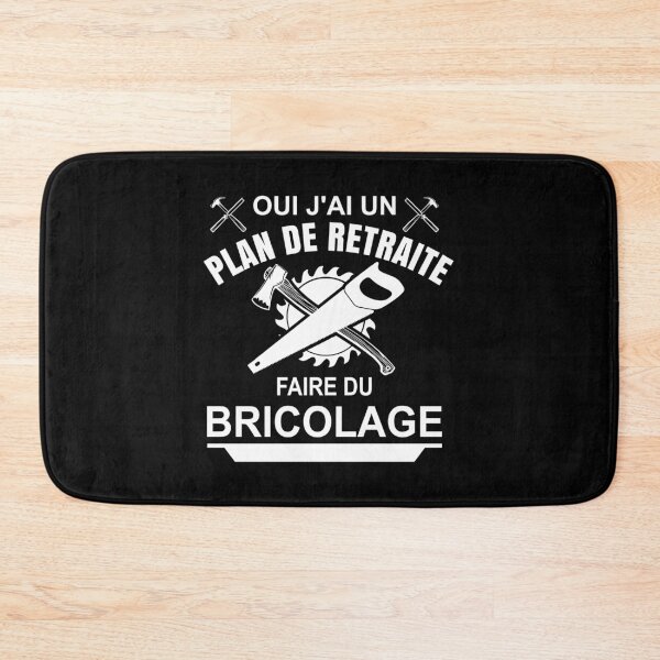 Aperçu de l'œuvre Oui j'ai un plan de retraite faire du bricolage créée et vendue par joozybart.
