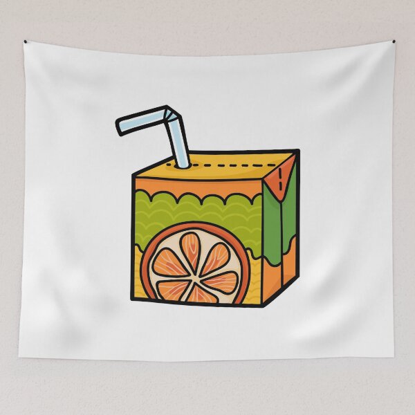 Item preview, Doodle Orange juice Box designed and sold by Mariano Topno.