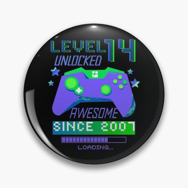 Item preview, Level 14 Unlocked 14th Birthday  designed and sold by Mixture-DESIGN.