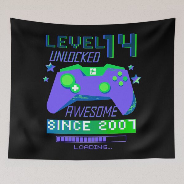 Item preview, Level 14 Unlocked 14th Birthday  designed and sold by Mixture-DESIGN.