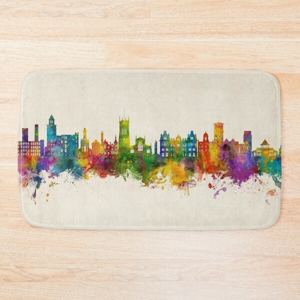 Item preview, Wigan England Skyline designed and sold by ArtPrints.