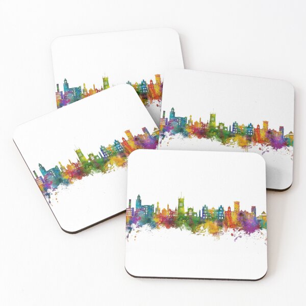 Item preview, Wigan England Skyline designed and sold by ArtPrints.