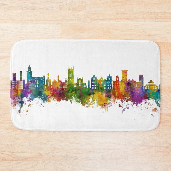 Item preview, Wigan England Skyline designed and sold by ArtPrints.