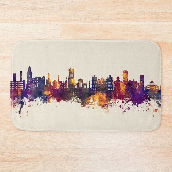 Item preview, Wigan England Skyline designed and sold by ArtPrints.