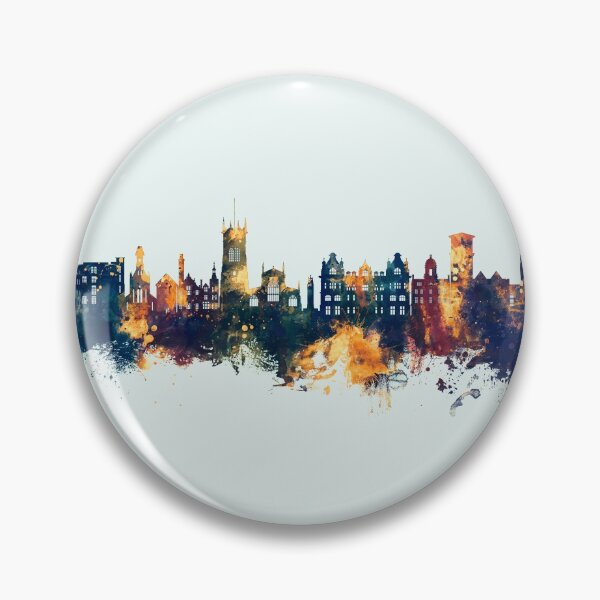 Item preview, Wigan England Skyline designed and sold by ArtPrints.