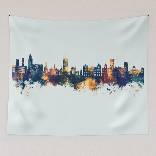 Item preview, Wigan England Skyline designed and sold by ArtPrints.