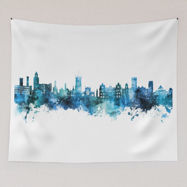 Item preview, Wigan England Skyline designed and sold by ArtPrints.