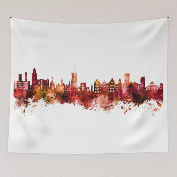 Item preview, Wigan England Skyline designed and sold by ArtPrints.