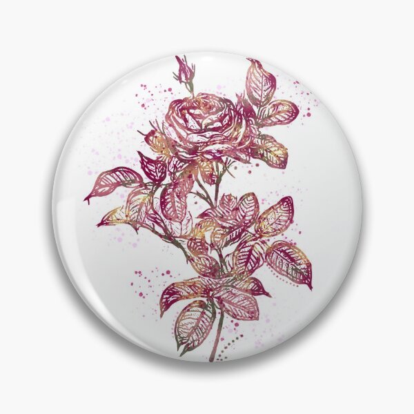 Artikelvorschau, Rose Line Art Ink Splash entworfen und verkauft von PrintInks.