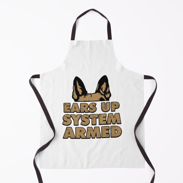 Item preview, Ears Up System Armed German Shepherd Gift designed and sold by Mesyo.
