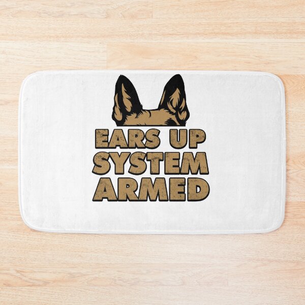 Item preview, Ears Up System Armed German Shepherd Gift designed and sold by Mesyo.