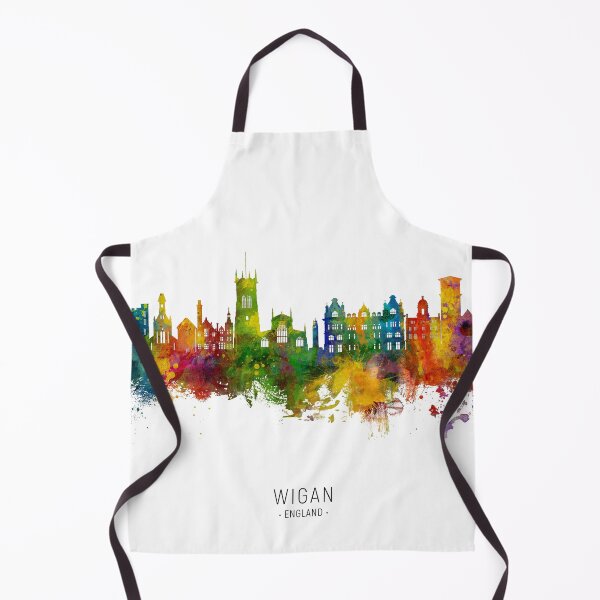 Item preview, Wigan England Skyline designed and sold by ArtPrints.