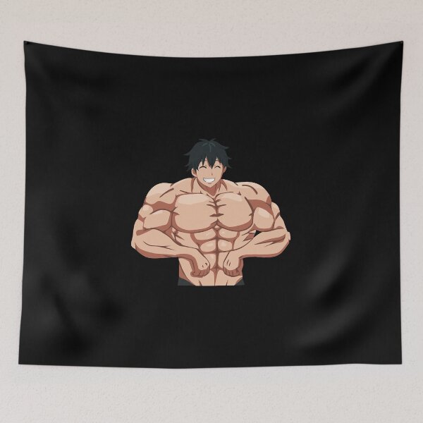 Item preview, How Many Kilograms are the Dumbbells You Lift? - Machio Pose V.3 Anime Gift  designed and sold by zee4692.