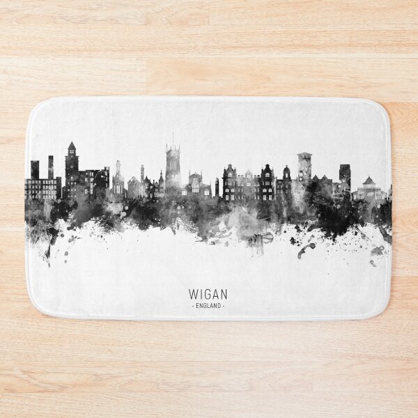 Item preview, Wigan England Skyline designed and sold by ArtPrints.