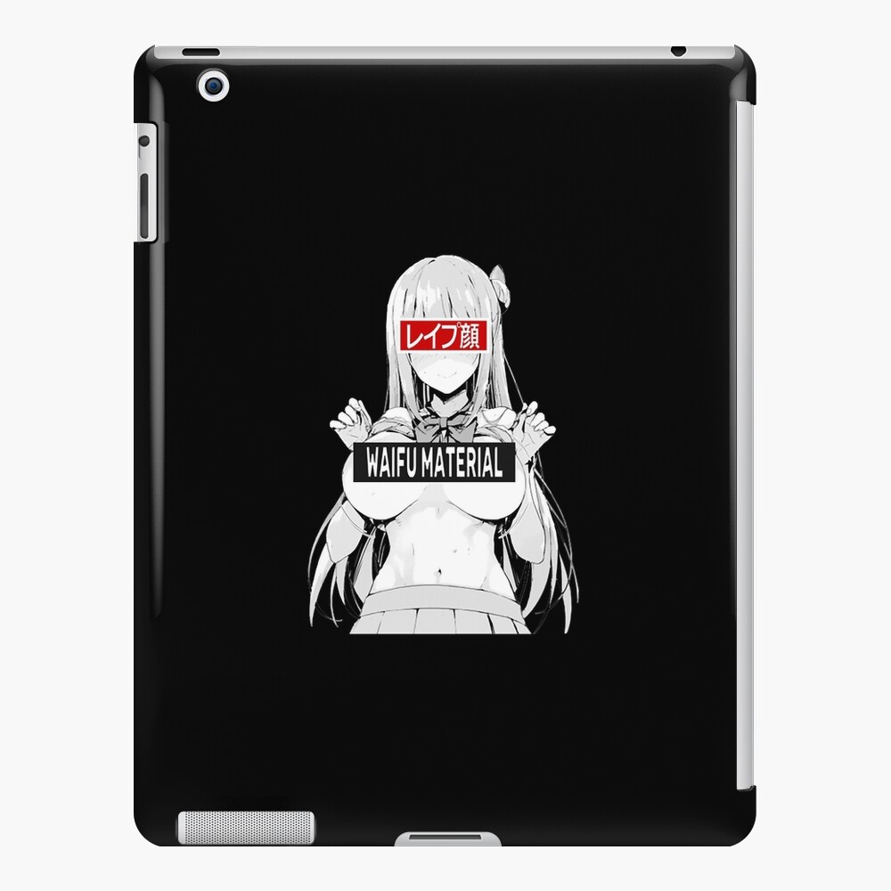 Funda Y Vinilo Para Ipad Waifu Material Lascivo Ecchi Ahegao Busty Babe Anime Girl De Zee4692