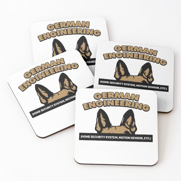 Item preview, German Engineering Security German Shepherd Gift designed and sold by Mesyo.