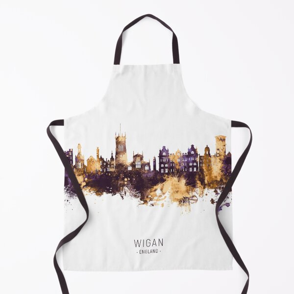 Item preview, Wigan England Skyline designed and sold by ArtPrints.