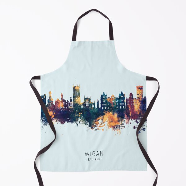 Item preview, Wigan England Skyline designed and sold by ArtPrints.