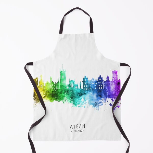 Item preview, Wigan England Skyline designed and sold by ArtPrints.