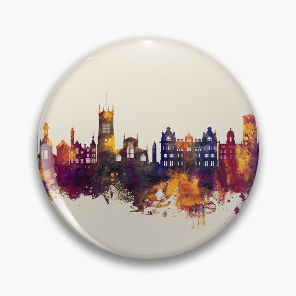 Item preview, Wigan England Skyline designed and sold by ArtPrints.