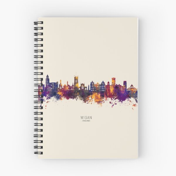 Item preview, Wigan England Skyline designed and sold by ArtPrints.