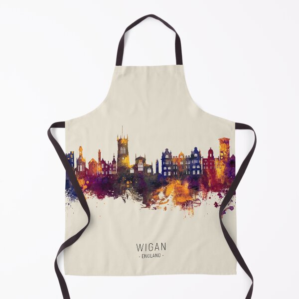 Item preview, Wigan England Skyline designed and sold by ArtPrints.