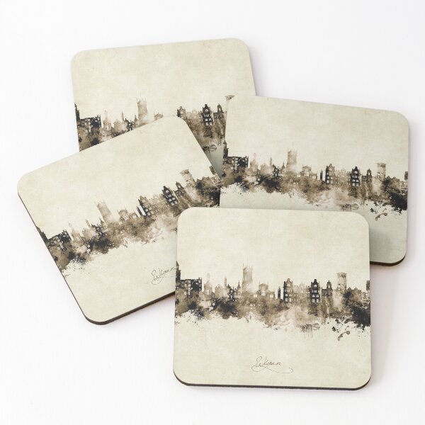 Item preview, Wigan England Skyline designed and sold by ArtPrints.