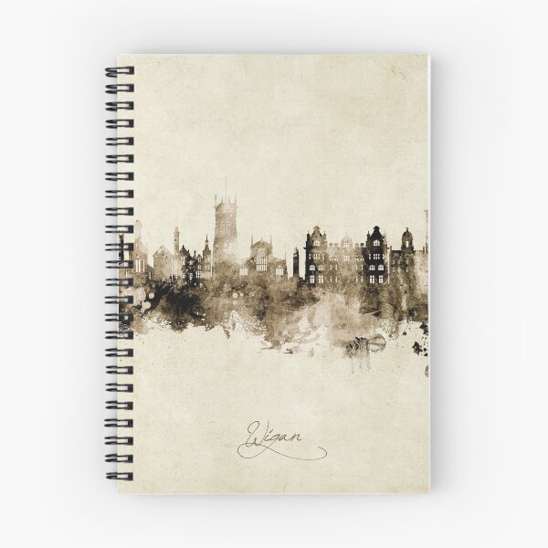 Item preview, Wigan England Skyline designed and sold by ArtPrints.