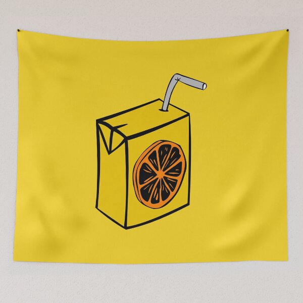 Item preview, Hand Drawn Orange juice Box designed and sold by Mariano Topno.