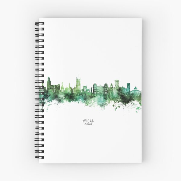 Item preview, Wigan England Skyline designed and sold by ArtPrints.
