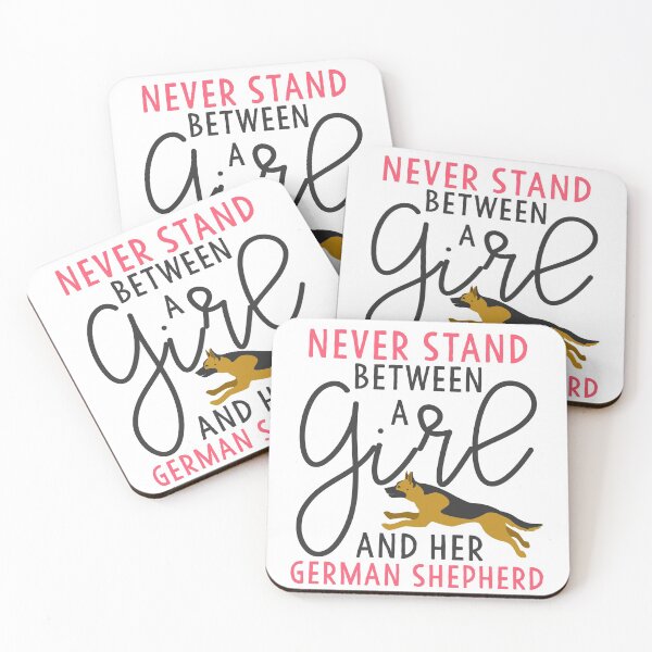 Item preview, Never Stand Between A Girl and her German Shepherd designed and sold by Mesyo.