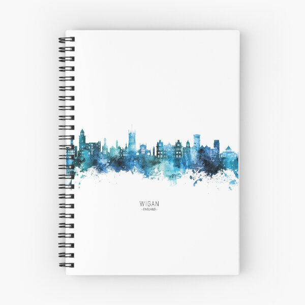 Item preview, Wigan England Skyline designed and sold by ArtPrints.