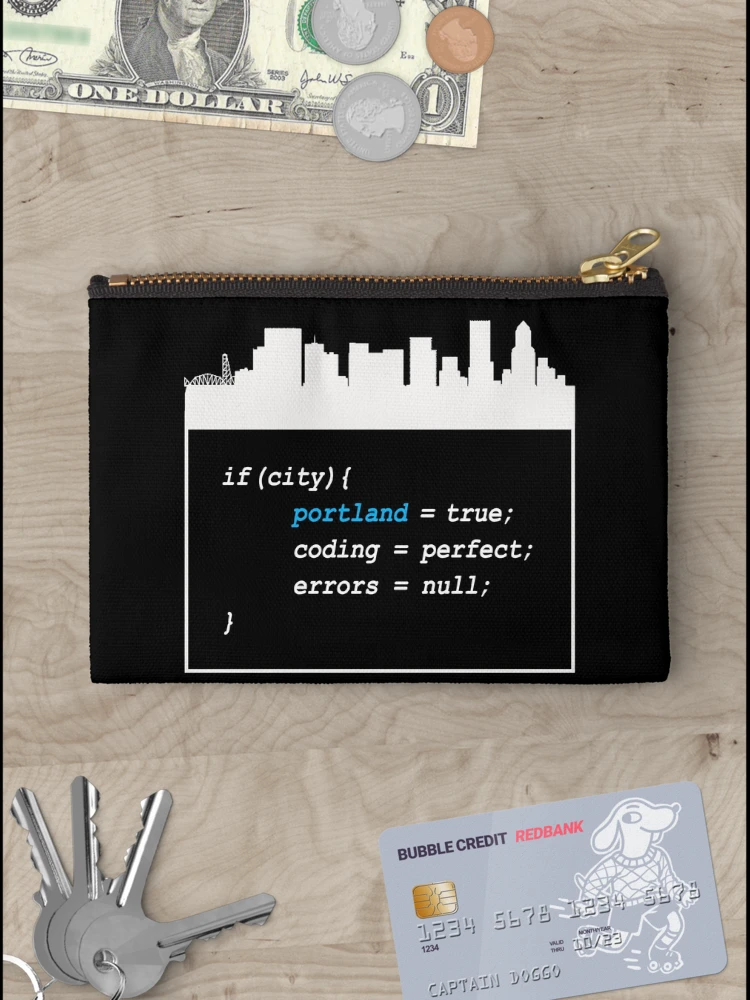 Thumbnail 3 of 4, Zipper Pouch, Portland Coding designed and sold by DFerraz.