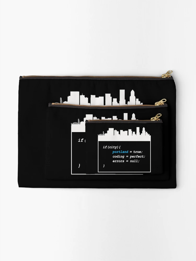 Thumbnail 2 of 4, Zipper Pouch, Portland Coding designed and sold by DFerraz.