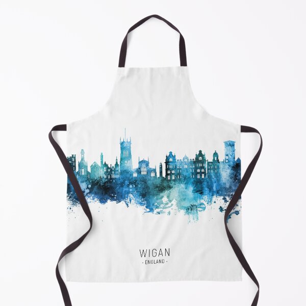 Item preview, Wigan England Skyline designed and sold by ArtPrints.