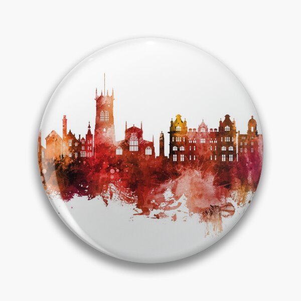 Item preview, Wigan England Skyline designed and sold by ArtPrints.
