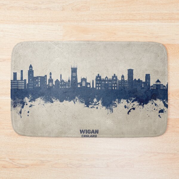 Item preview, Wigan England Skyline designed and sold by ArtPrints.