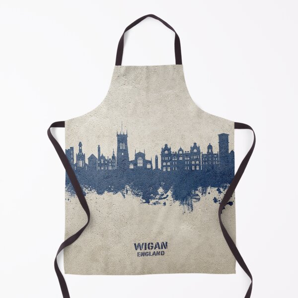 Item preview, Wigan England Skyline designed and sold by ArtPrints.
