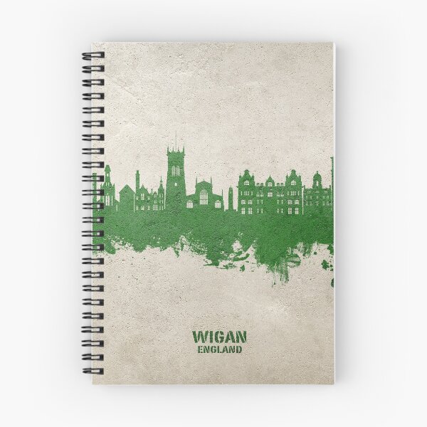 Item preview, Wigan England Skyline designed and sold by ArtPrints.