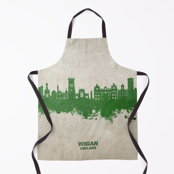 Item preview, Wigan England Skyline designed and sold by ArtPrints.