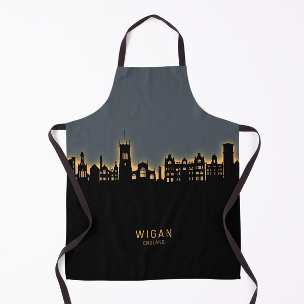 Item preview, Wigan England Skyline designed and sold by ArtPrints.