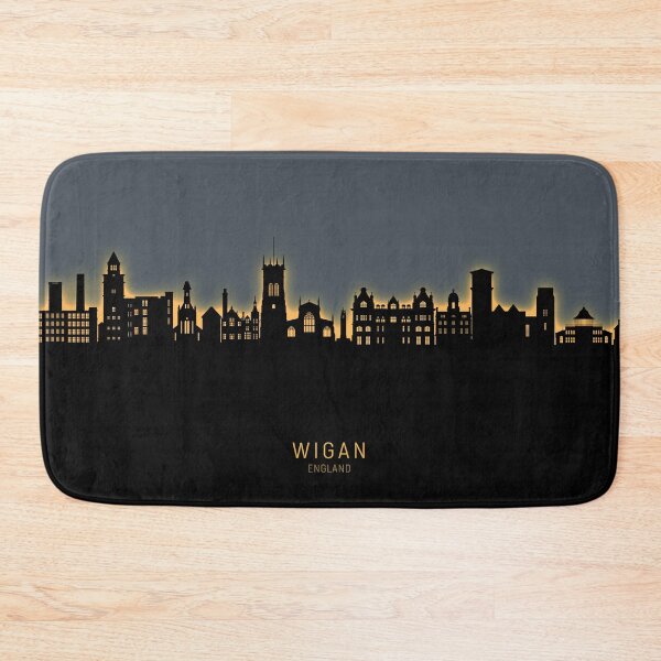 Item preview, Wigan England Skyline designed and sold by ArtPrints.