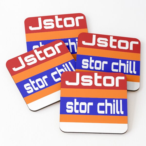 Item preview, Jstor and chill Sticker designed and sold by amohammedallen.