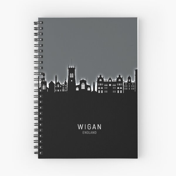 Item preview, Wigan England Skyline designed and sold by ArtPrints.