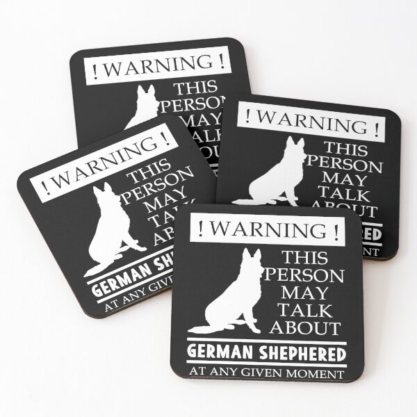 Item preview, Warning Person Talks About German Shepherd Gift designed and sold by Mesyo.