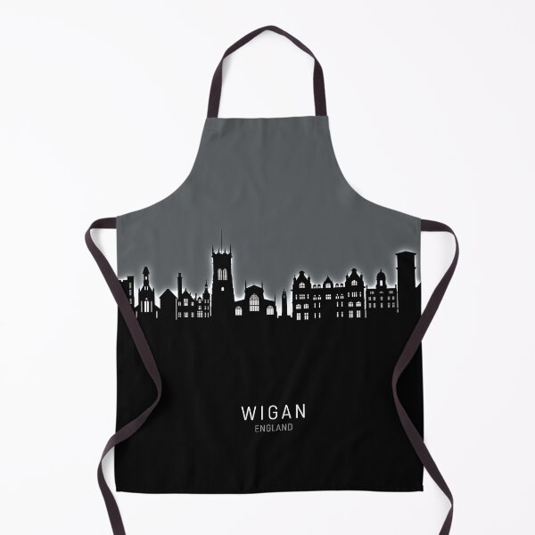 Item preview, Wigan England Skyline designed and sold by ArtPrints.