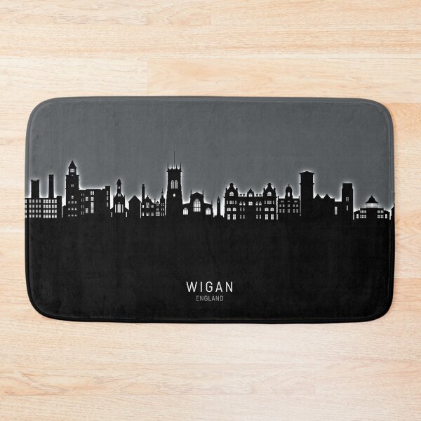 Item preview, Wigan England Skyline designed and sold by ArtPrints.