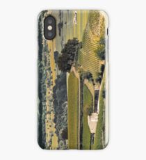 vintage vineyard landscape iPhone Case