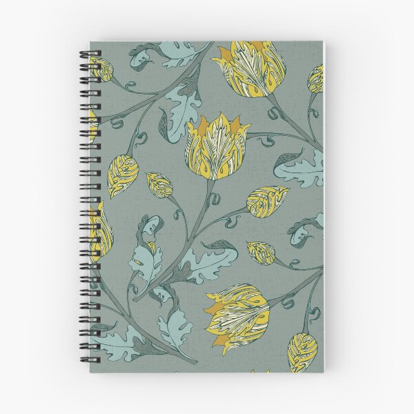Item preview, Spring Tulips - Yellow on Seafoam designed and sold by Sandee ..