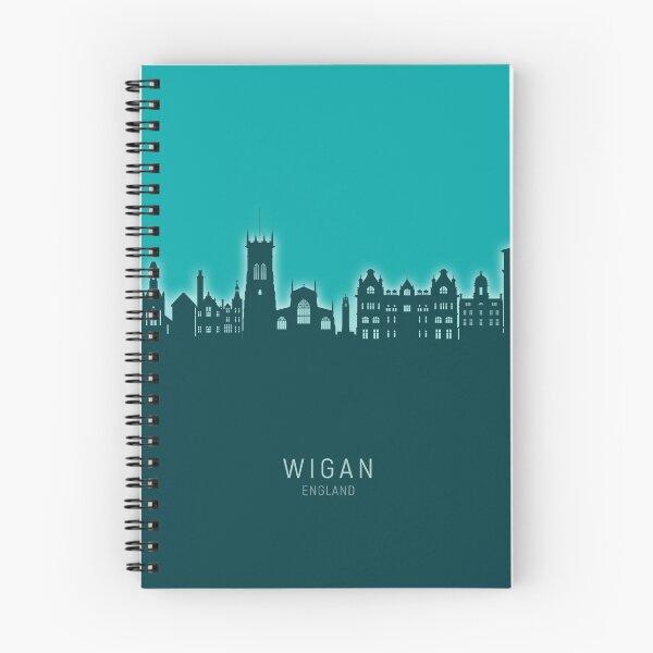 Item preview, Wigan England Skyline designed and sold by ArtPrints.